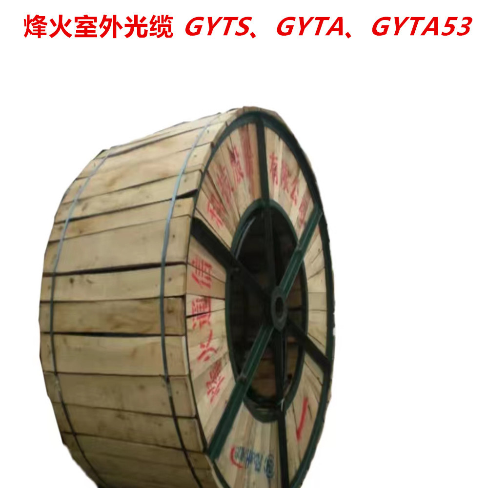 Fiberhome directly buried heavy armored fiber optic cable GYTA53-24B1.3, double sheathed double armored G652D single-mode fiber