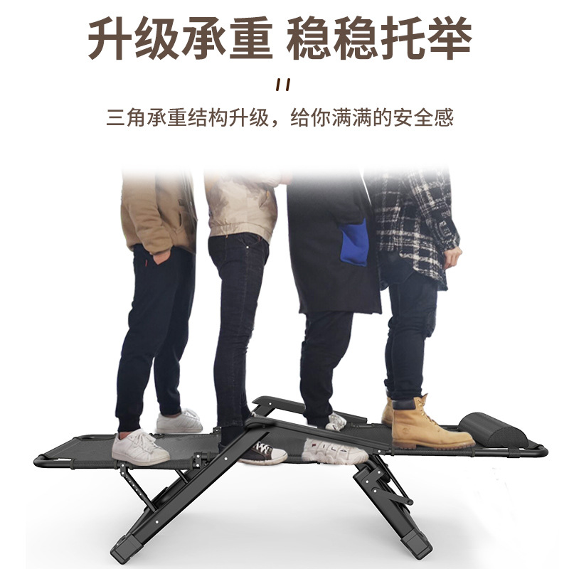 Lunch Break Chair, Nap Foldableing Deck Chair, Home Backrest, Outdoor Foldableing Chair, Lazy Person Can Sit and Lie Down, Portable Beach Chair