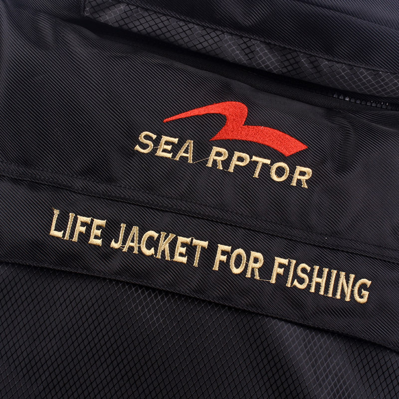 Special Life Jacket for Raptor and Sea Fishing, Multi-Flap Pocket Pants Rock Fishing Vest, Multi-Functional Adult Enlarged Buoyancy Fishing Vest