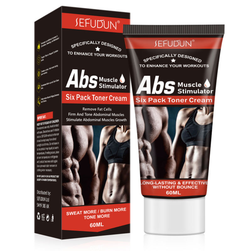 Cross-Border Sefudun Abdominal Muscle Cream Big Belly Butt Lift Shaping Cream Men and Women Muscle Building Sports Fitness Abdominal Cream in Stock