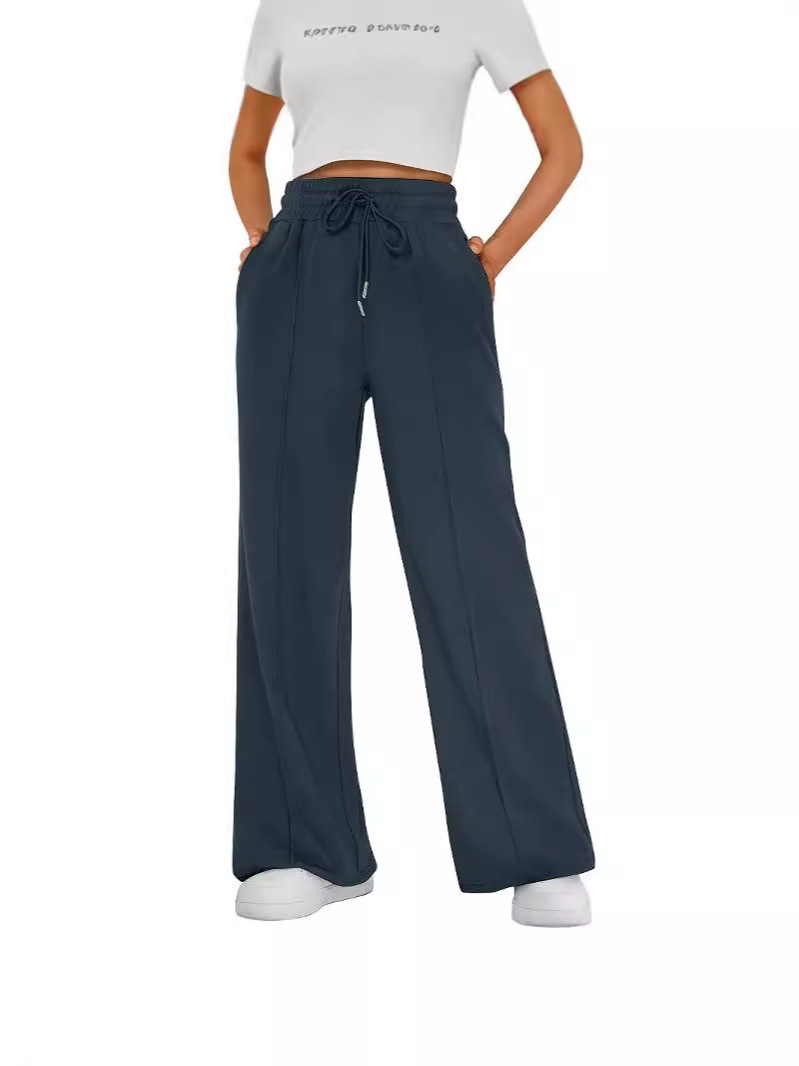 AliExpress Explosions Ladies Wide Leg Casual Trousers Hot Selling Trousers