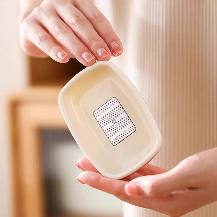 Manual Japanese Wasabi Grinder Ginger Garlic Paste Maker Kitchen Crusher Garlic Paste Tool