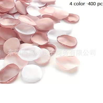 Популярные шелковые лепестки роз с горячими краями, свадебное и праздничное украшение, ручная работа, 500 штук