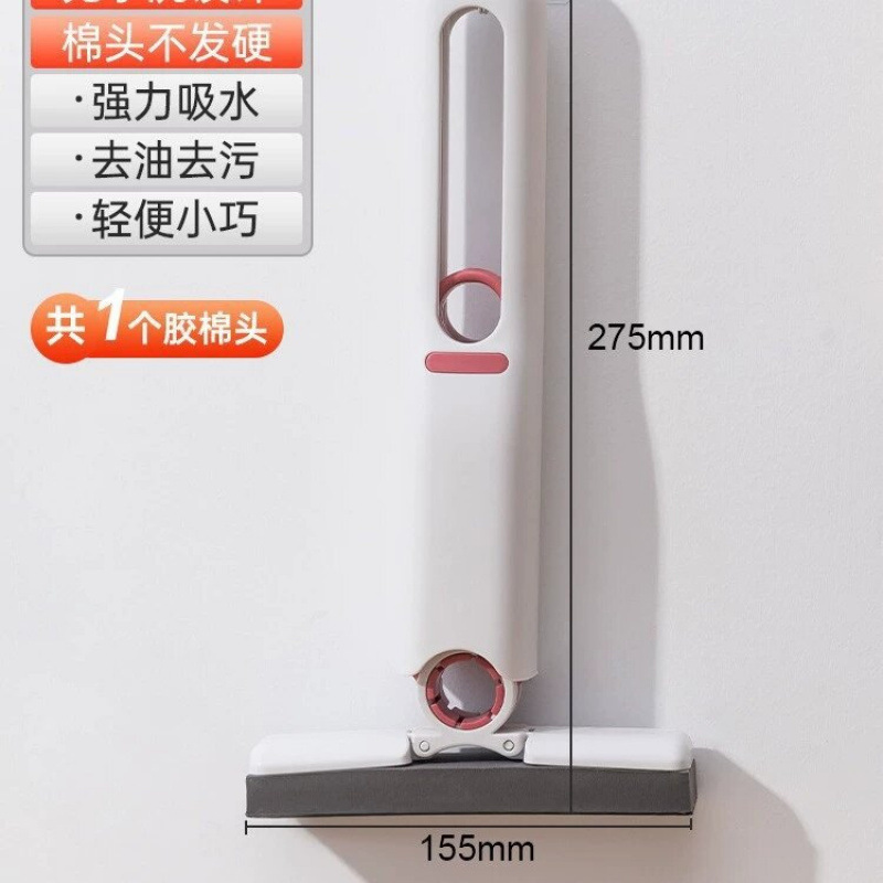 Новая бытовая ручная мини-швабра губка абсорбирующая без рук детская коллодионная кухня ванная раковина