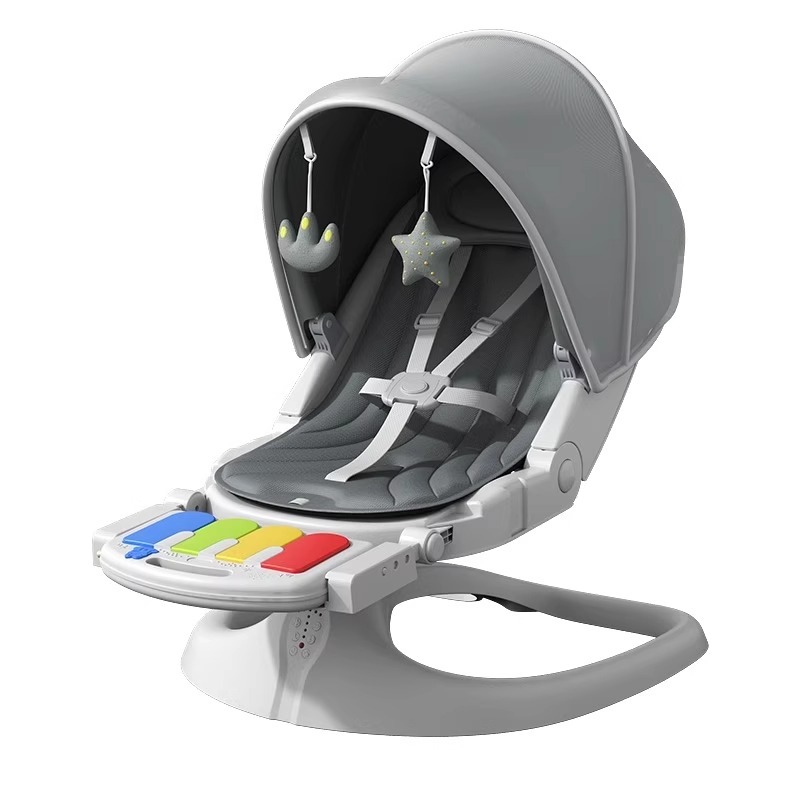 Baby Rocking Chair Electric Coaxing Artifact Newborn Baby Coaxing Cradle Bed with Baby Sleeping Soothing Chair Recliner