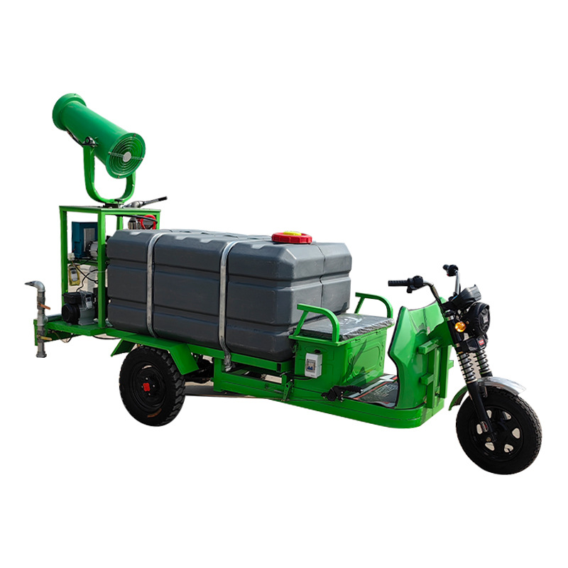 New Energy Electric Three-Wheel Fog Cannon Sprinkler Truck for Construction Sites, Garden Environmental Protection, Greening, Road Sanitation, High-Pressure Flushing Truck