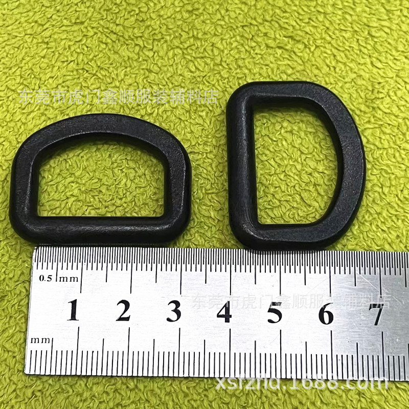 Manufacturer in Stock 1inch ThickeneDeD Plastic D Buckle 25MM Plastic Flat RounD D-shapeD Buckle 2.5CM Luggage Accessories Hanging Buckle