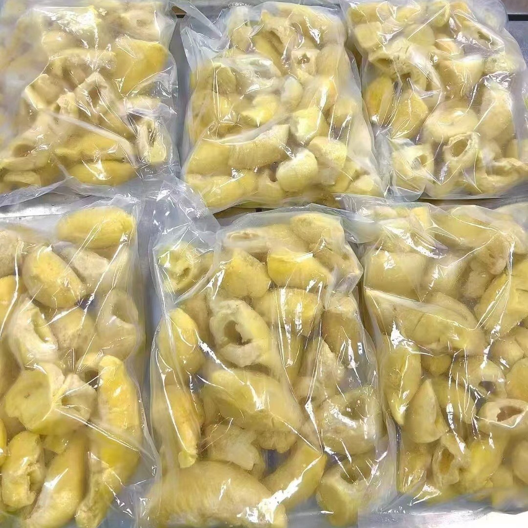 Thai Special Frozen Pitted Durian Meat, Seedless Durian Meat Baking Ingredients Wholesale Manufacturer Direct Sales Frozen Durian Meat