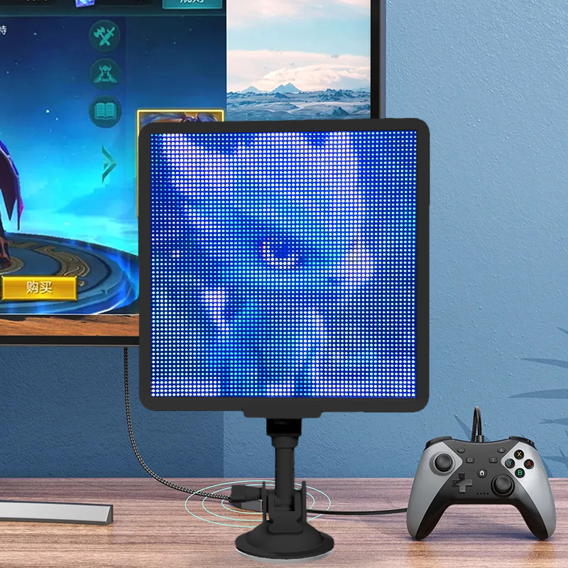 64x64 pixel screen photo frame Bluetooth table color light gift boyfriend birthday gift diy e-sports lamp LED