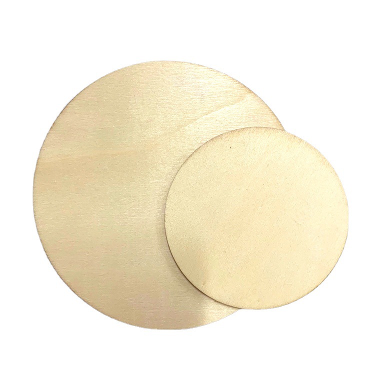 Laser Cutting Round Wood Chips DIY Oval/Rectangular Wooden Geometric Wood Chips Decorative Graffiti Small Wood Chips Wholesale