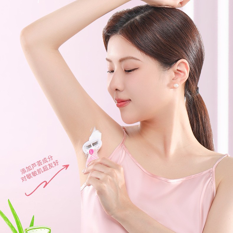 Women's razor soap head shaving knife portable armpit hair pruner small shell shaving knife