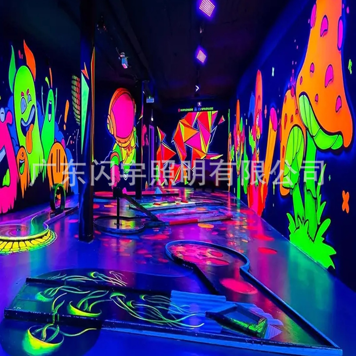 Cross-border USB5V purple light cross-border USB interface UV curing light source square stage atmosphere light