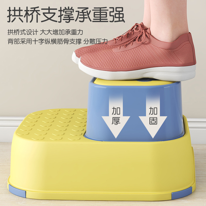 Children's Stool Baby Hand Washing Step Wash Stool Face Wash Non-Slip Foot Stool Kids Seat Kids Chair