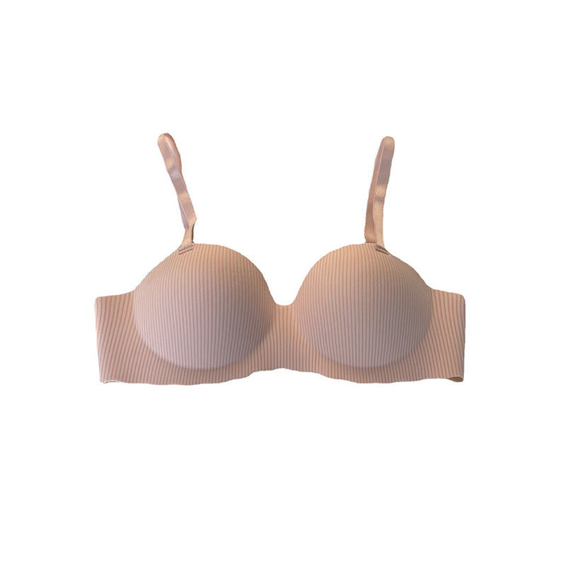 Small Breast Push-Up and Enlarged Breasts, Seamless One-Piece Cocktail Bra for Women Without Wires, Summer Thin Breast-Retracting Bra