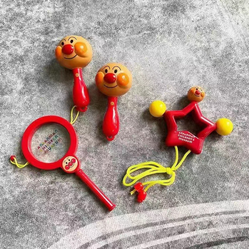 [Daifa] Factory Bread Superman Hand Rattle Sand Hammer Rattle Five-pointed Star Manhattan Ball Early Education Toy Batch