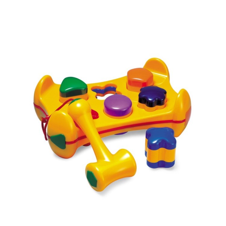 TOLO 3-year-old children's educational fine action exercise shape matching cognition parent-child interaction percussion science and education toys