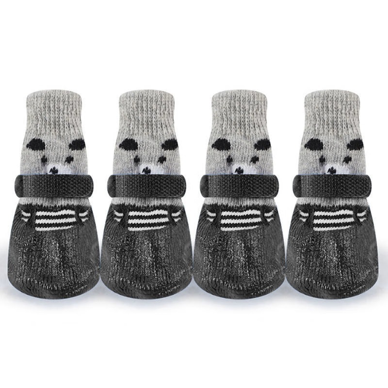 Dog Shoes, Pet Shoes, Cat and Dog Supplies, Waterproof, Anti-Fall, Wear-Resistant, Small Dog Anti-Dirty Socks, Pet Shoes and Socks Wholesale