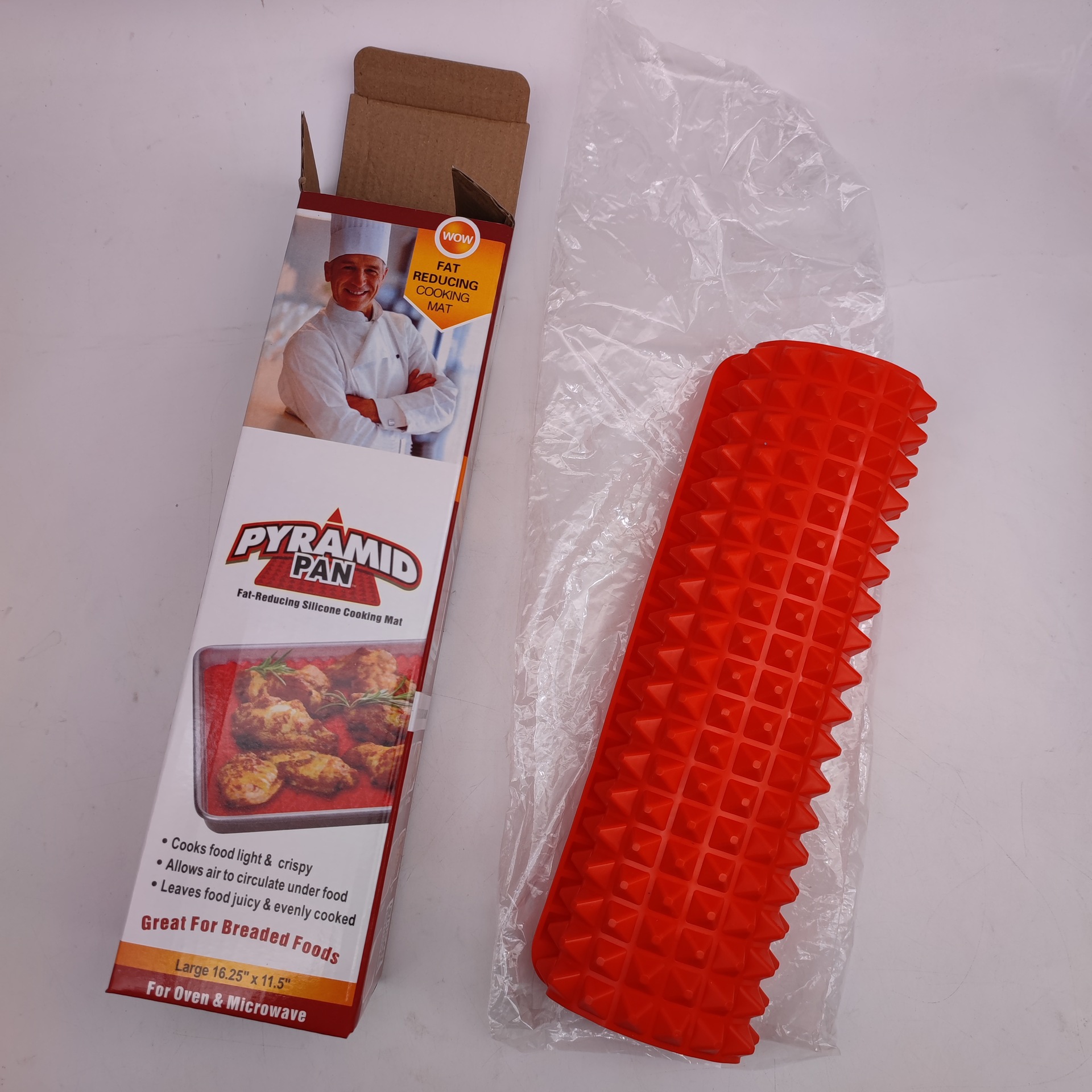 Amazon Silicone Baking Mat Outdoor BBQ Grilling Mat Baking Mat Pyramid Grilled Chicken Mat Oven Oil Sealer Drain Mat