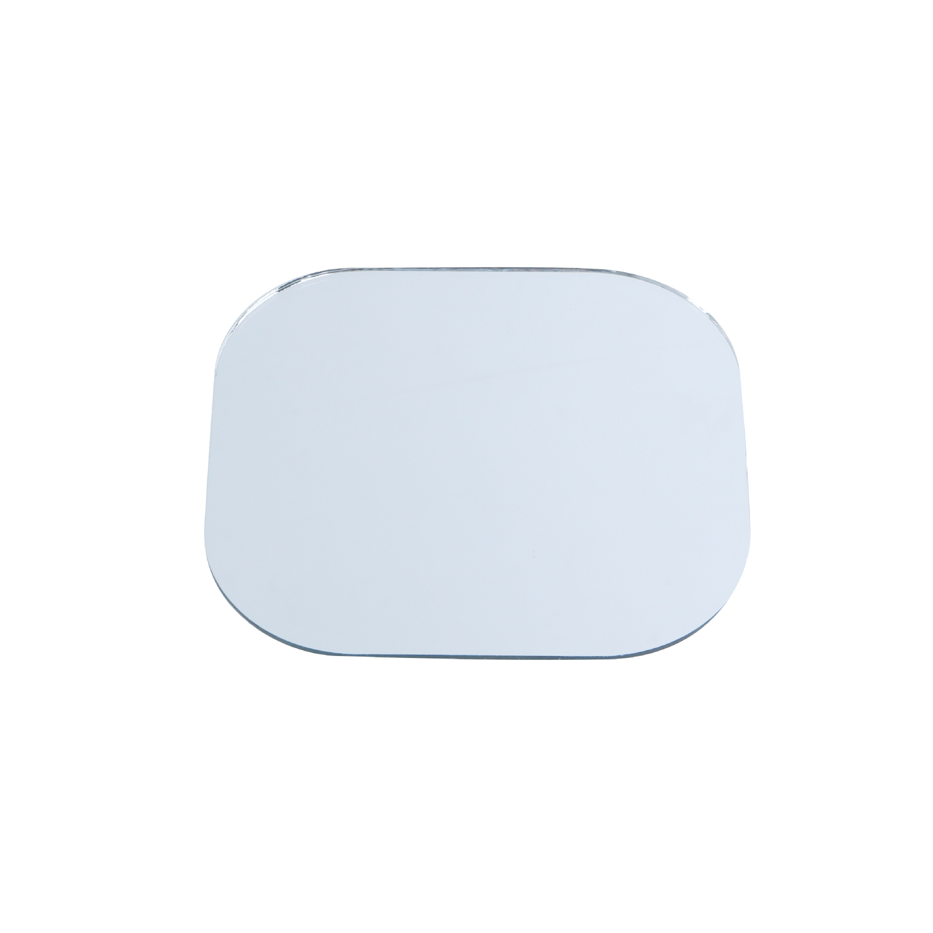 Led Special-Shaped Glass Lens Processing Dormitory Round Flat Bathroom High-Definition Makeup Mirror Asymmetrical Single-Sided Mirror