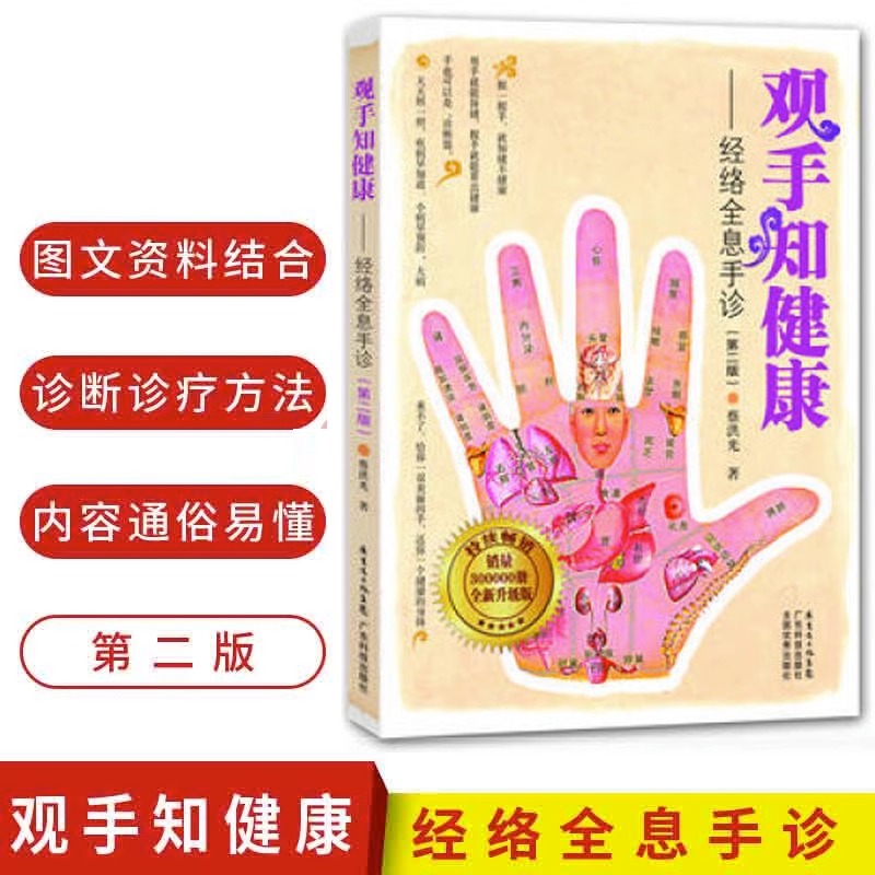 Watch hand know Health Meridian handshake watch finger palm whole system reflex zone disease whole system diagnosis traditional Chinese medicine