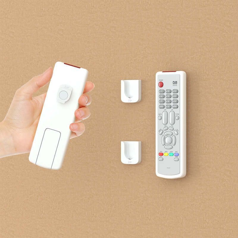 Cross-border new remote control magnetic hook strong paste wall-mounted TV air conditioner remote control storage bracket