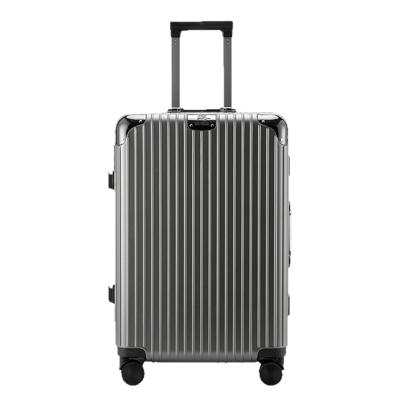 Luggage Suitcase for Women 2025 New Silent Universal Wheels Strong and Durable Large Capacity Aluminum Frame Men's Password Trolley Suitcase