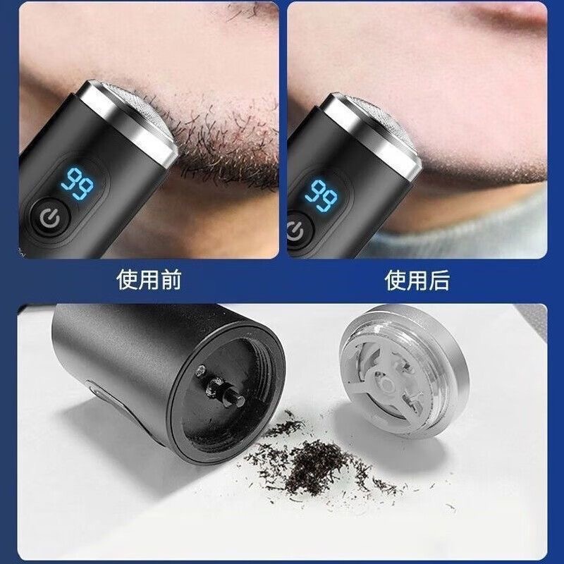 Mini Electric Shaver for Men 2025 New Model, Small Portable Razor, Washable Blade Shaver
