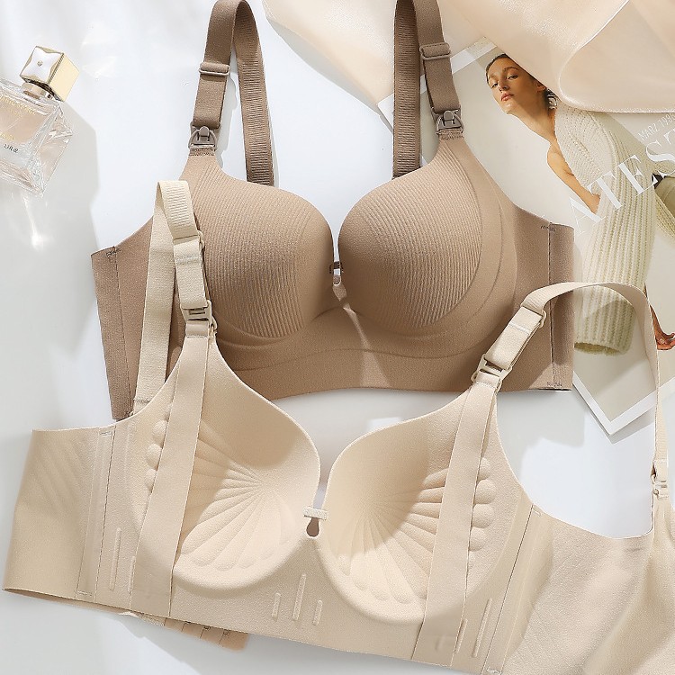 Бесшовный мягкий поддерживающий бюстгальтер для женщин с маленькой грудью, пуш-ап, без пустой чаши, подтягивающий и противосгибательный бюстгальтер
