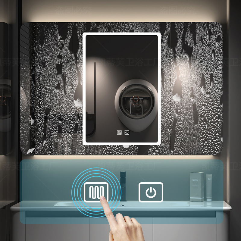 New space aluminum bathroom cabinet combination bathroom wash basin bathroom hanging cabinet ceramic integrated basin wash table mirror cabinet