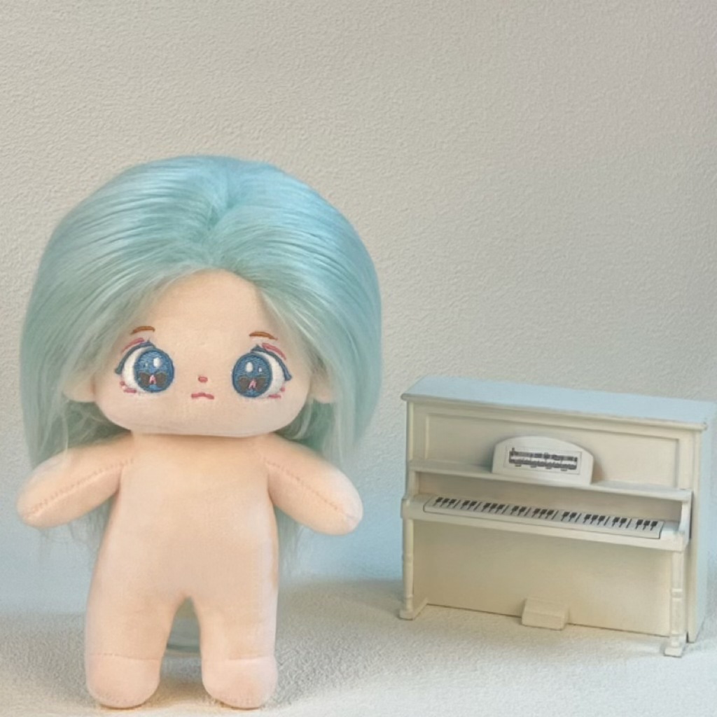 20cm fried wool non-attribute cotton doll nude doll plush doll toy doll doll clothes suit