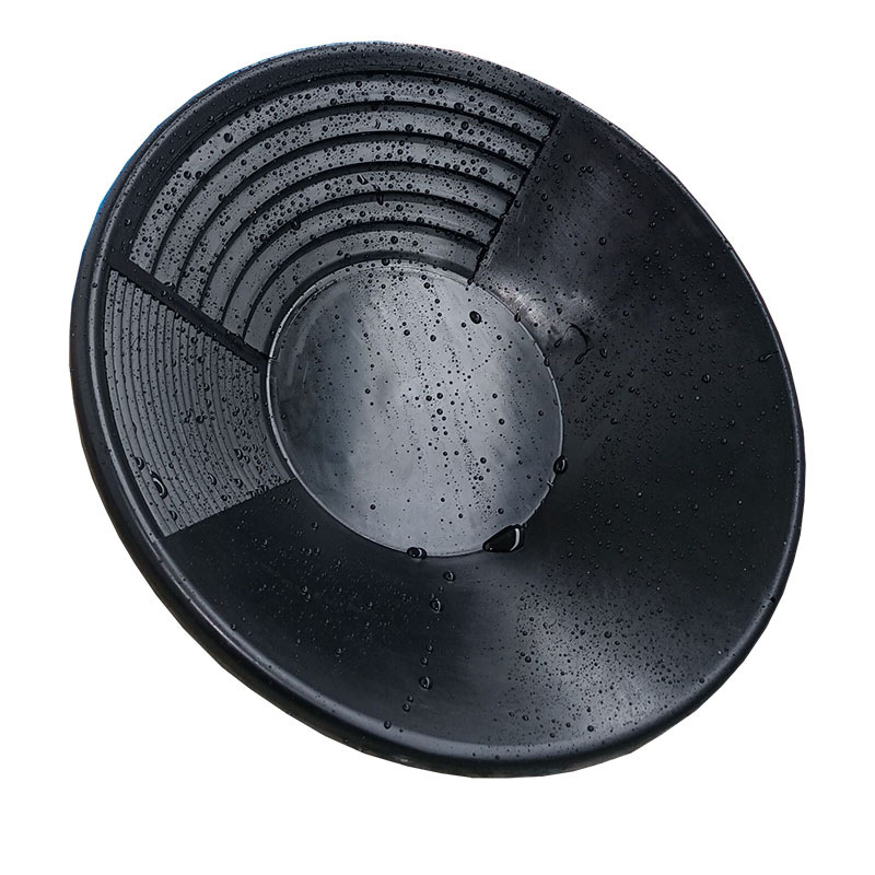 Thickened gold panning plate fall-resistant wear-resistant manual gold panning plate river gold panning beginners hand-operated practical gold panning equipment