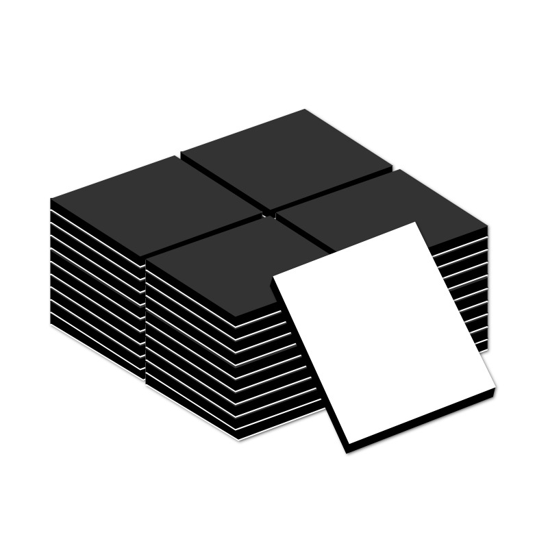 Square Rubber Soft Magnetic Sheet Hole Board Magnetic Sheet with Adhesive Backing Magnetic Strip Teaching Aids Blackboard Strong Self-Adhesive Magnet