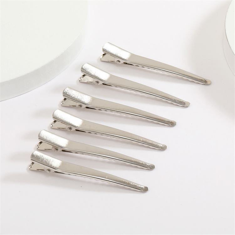 Прямые поставки фабрики 4/5/6 см зажим утки аксессуары зажим с острым носом корейская металлическая заколка для детей оптом