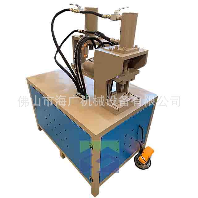 Double-station hydraulic angle cutting machine square tube channel steel automatic angle cutting machine stainless steel tube copper tube iron tube angle cutting machine