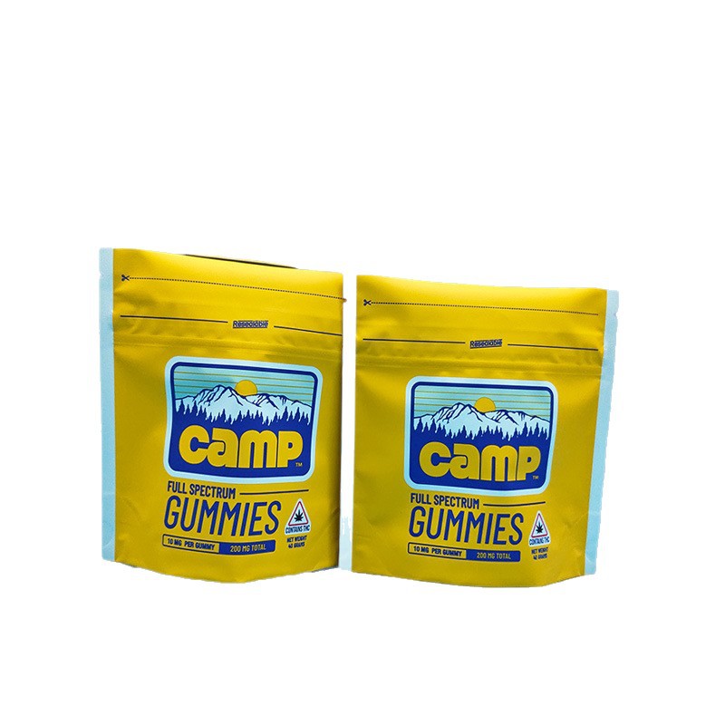 Cross-Border Professional Customized Touch Film Anti-Child Lock Zipper Bag Self-Standing Self-Sealing Food Bag Composite Tobacco Packaging Bag