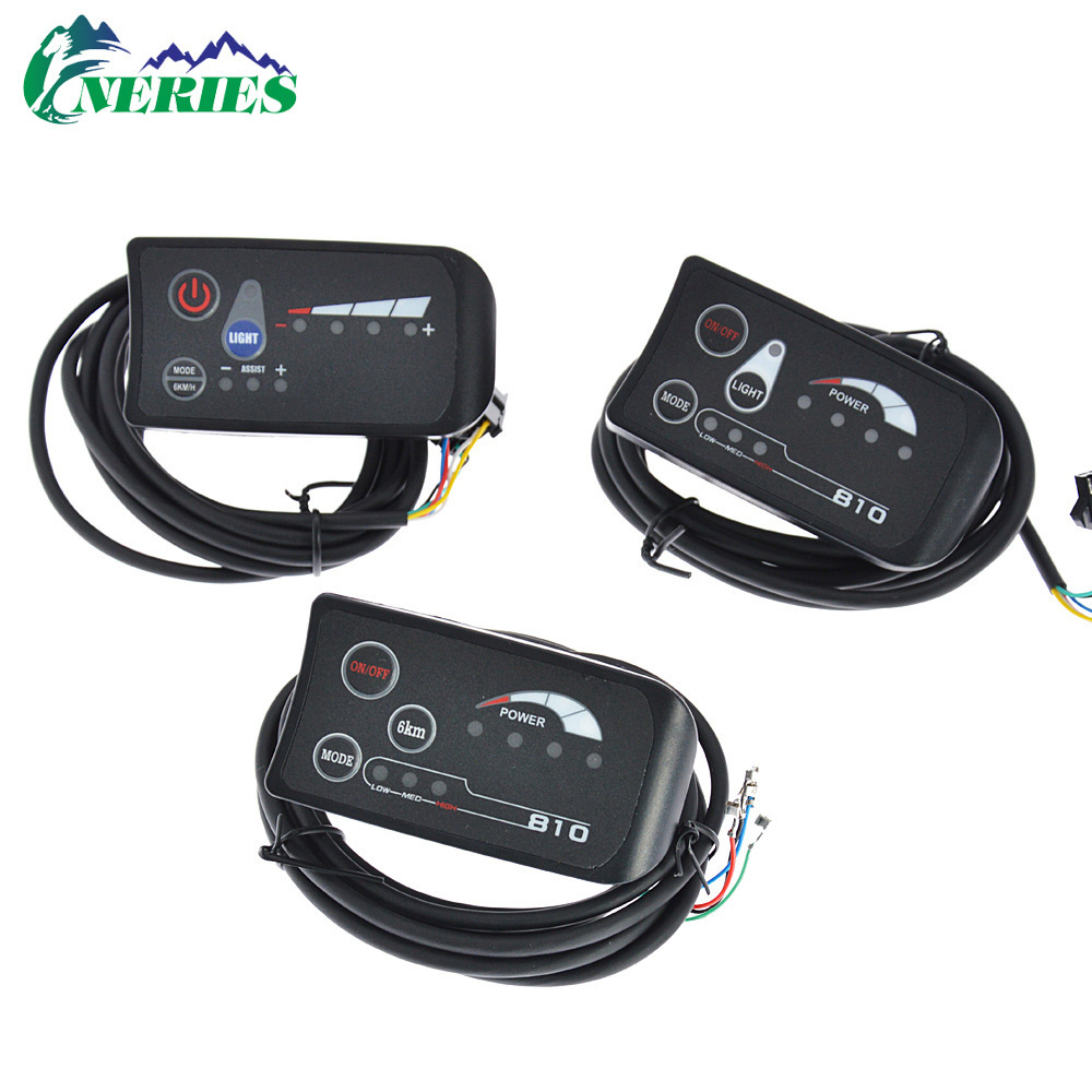 24V36V48V вольтметр для электровелосипеда LED дисплей скорости 810