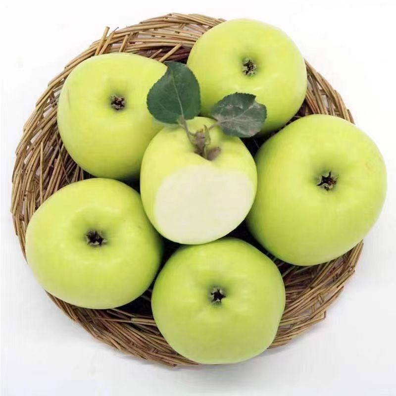 Shanxi Shaanxi Seasonal Fresh Green Apple Fruit 3/5/ 4.5kg Seasonal Sweet and Sour Fuji Green Apple Dropshipping