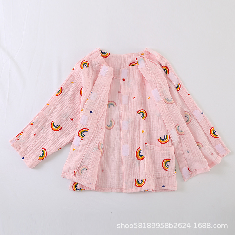 Одежда для детей с переломами весна и осень, одноразовая, дышащая, удобная для надевания и снятия, легкая в уходе