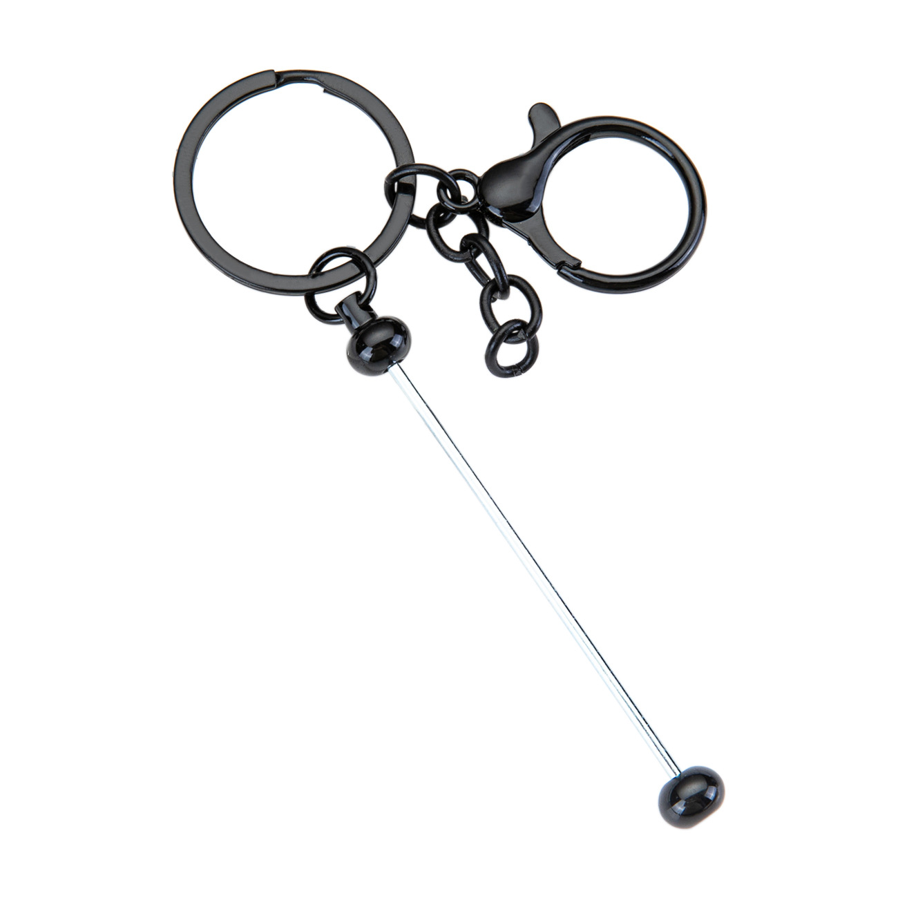 DIY Metal Keychain Creative Personality Bag Pendant Keychain in stock DIY Handmade Beaded Keychain Wholesale