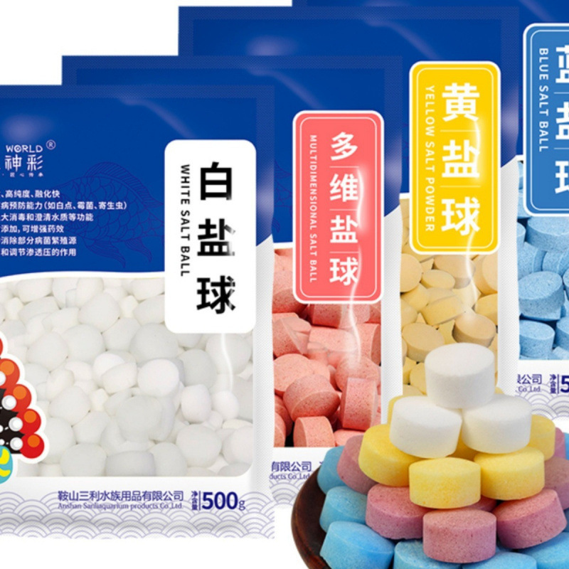 Соль для стерилизации и дезинфекции, специальная для рыбоводства, морская соль, аквариумная соль, крупная соль для холодноводных декоративных рыб