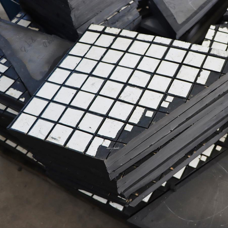 Three-In-One Composite Ceramic Lining Plate, High-Temperature Resistant Power Plant Pipeline Lining Plate, Coal Chute Ceramic Lining Plate