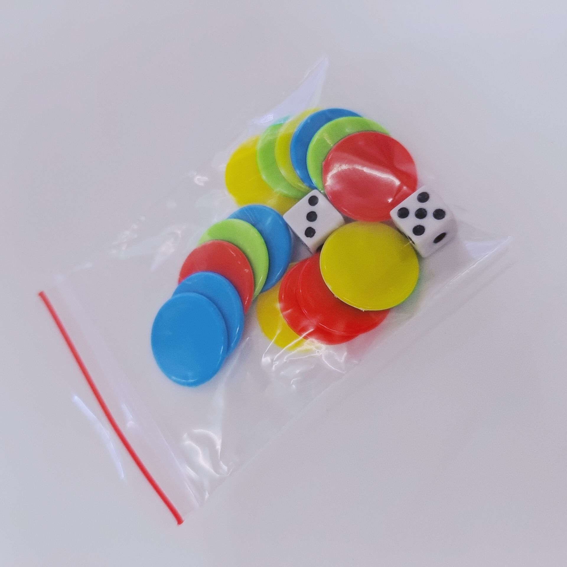 Plastic Dice 8mm White Return Dice New Dice Mini Dice Game Chess Accessories Wholesale