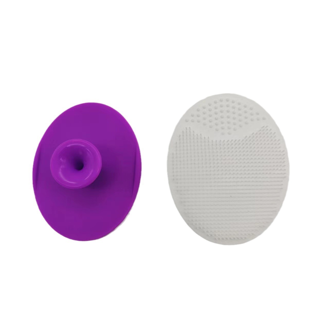 Manual small size Silicone Facial Brush Beauty Brush Face Cleaning Brush Silicone Baby Shampoo Brush Cleanser Makeup Brush