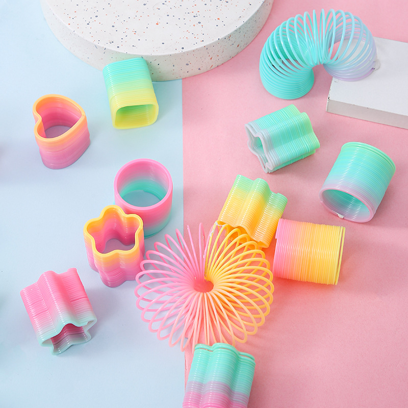 Прямые Продажи Фабрики Мини Размер Магический Радужный Круг Образовательные Игрушки Мини Форма Весенний Круг Ночной Рынок Поставка