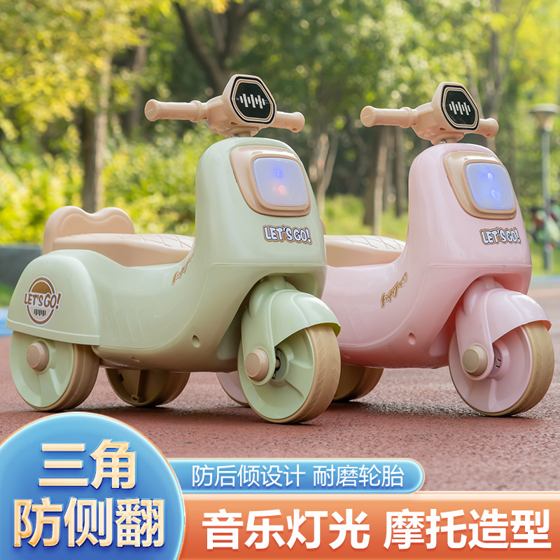Children's Motorcycle Scooter 1-3 Years Old Male and Female Baby Toddler Motorcycle Scooter Kidsren's Balance Car