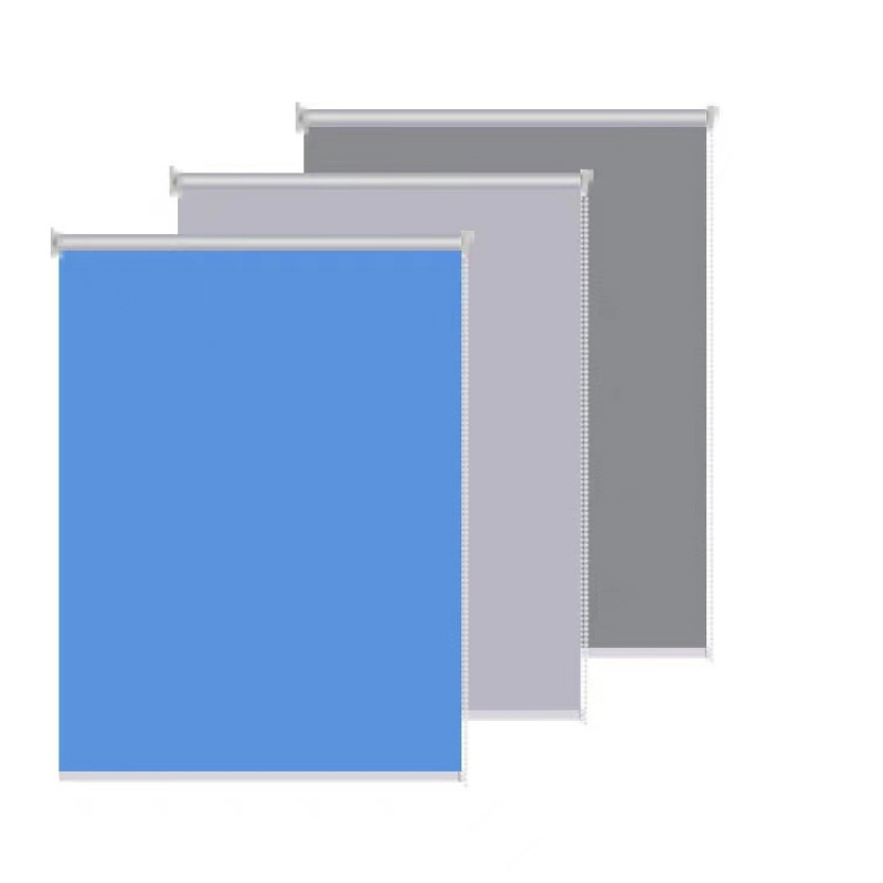 Roller Blinds, Adjustable, Blackout, Heat-Insulating, Bedroom, Bathroom, Kitchen, Waterproof Balcony Curtains, Punch-Free Bathroom Simple Curtains