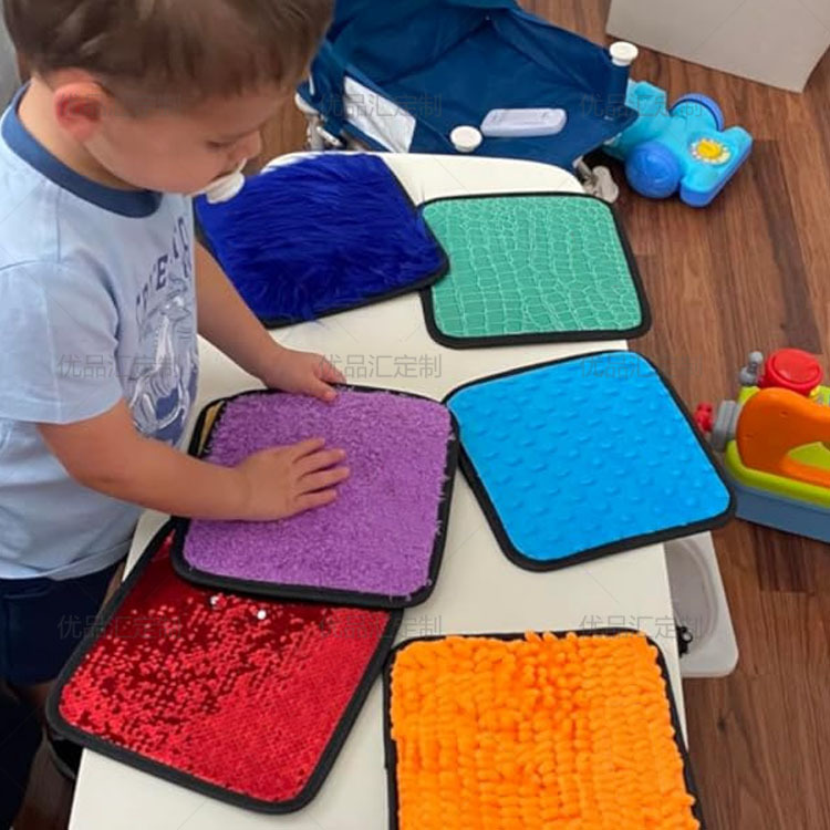 Amazon Sensory Touch Pad Felt Sensory Pad Tactile Sensory Toy Tag Touch Pad Early Education Toy