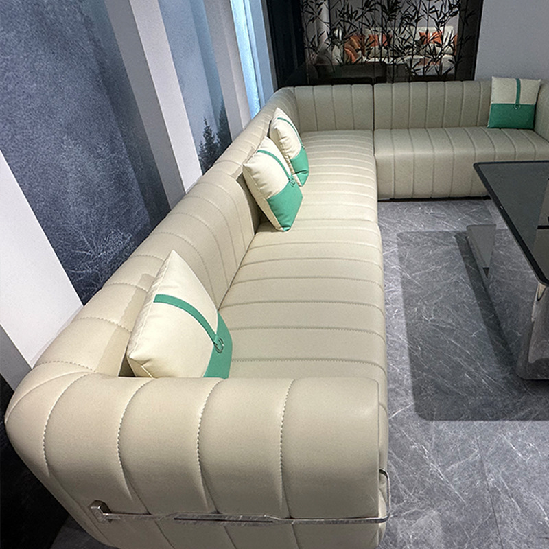 Factory Direct Sales Accessible Luxury Internet Celebrity Classy Club Home Theater Partyk Box Ktv Sofa Coffee Table Combination