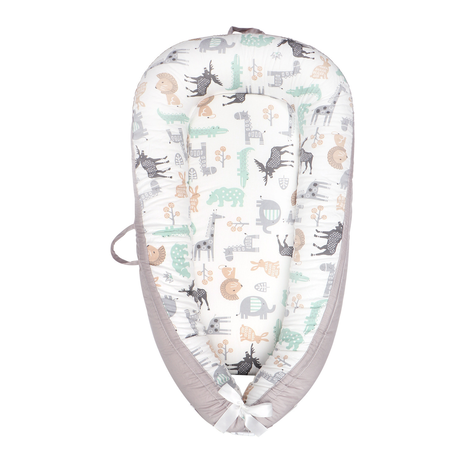 Cross-border pure cotton baby nest bed portable newborn baby bed baby bed baby enlarged nest baby bed wholesale