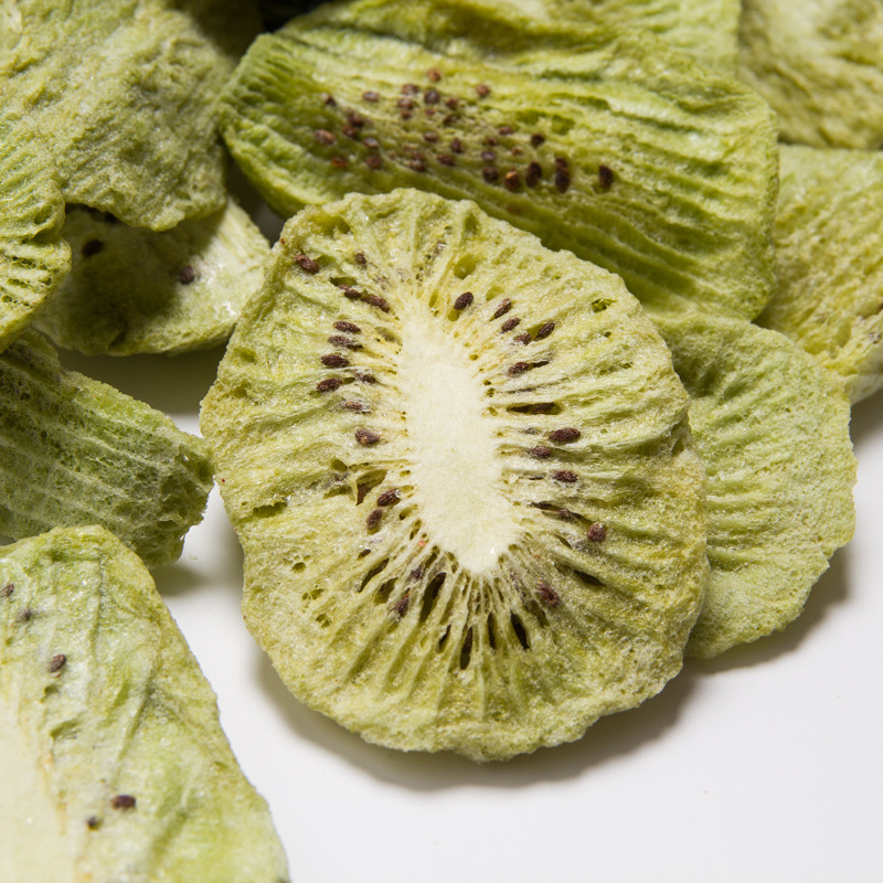 Factory Direct freeze-dried kiwi fruit dried dehydrated dried kiwi fruit crisps non-fried casual snacks ready to eat